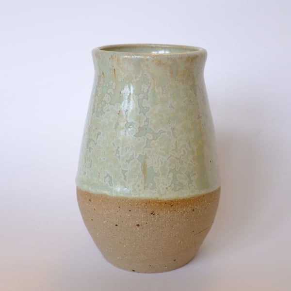 Pale green vase
