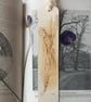 Hand printed fairy folk bookmark with handmade envelope  - Image 5