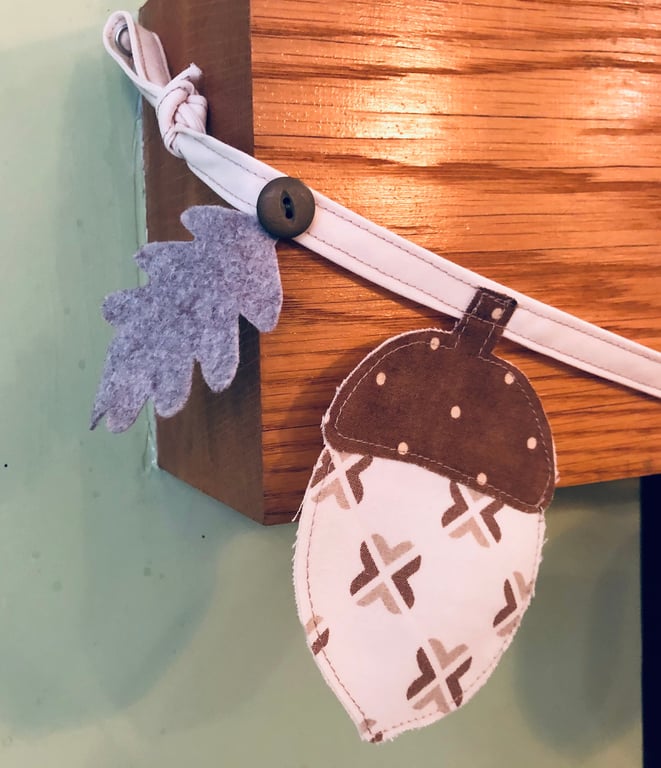 Autumn Acorn Garland, acorn Garland, acorn bunting, autumn bunting, acorns, autu