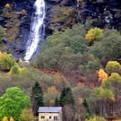 Waterfall Flamsdalen Valley Flam Norway Scandinavia Photograph Print