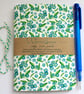 Forget me not- hand bound recycled notebook - Image 1