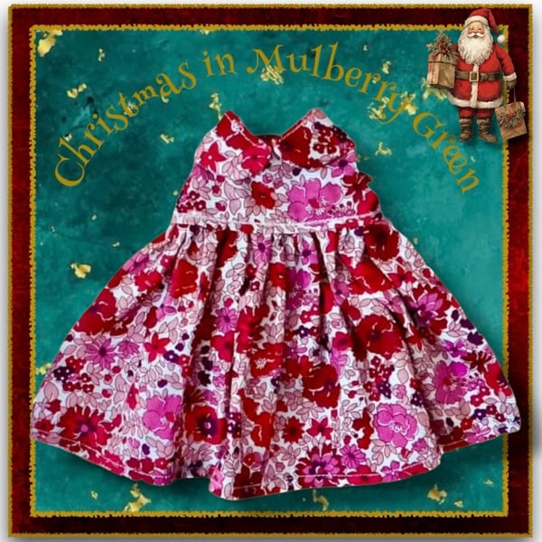 Liberty Red Flowered Dress