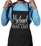 Personalised BBQ Kitchn Apron - Personalised HEAD CHEF Apron - Image 4