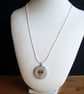 Real Flower Bud Pendant With Sterling Silver Chain - Image 1