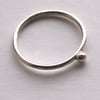 Single Dot Silver Ring