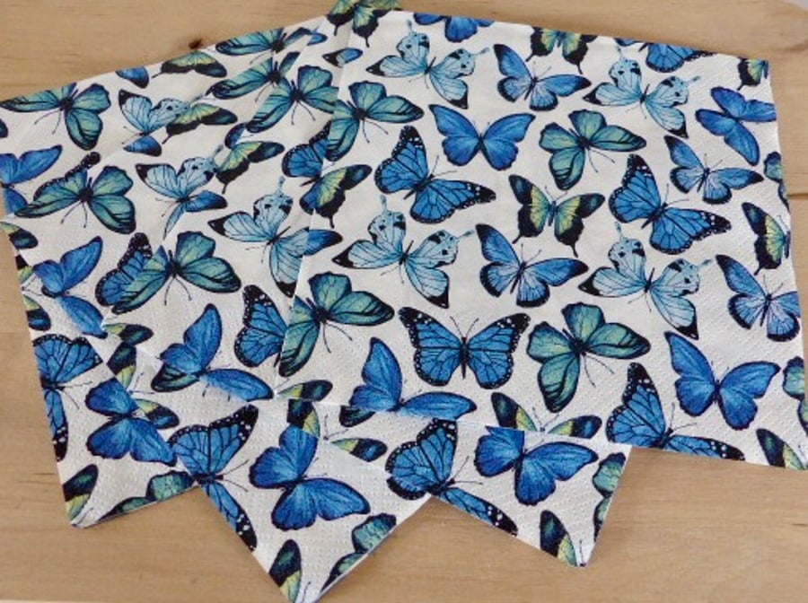 Butterfly Paper Napkins