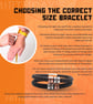 40th Birthday Gift - Personalised Leather Bracelet - Dad Brother Son Husband - Image 8