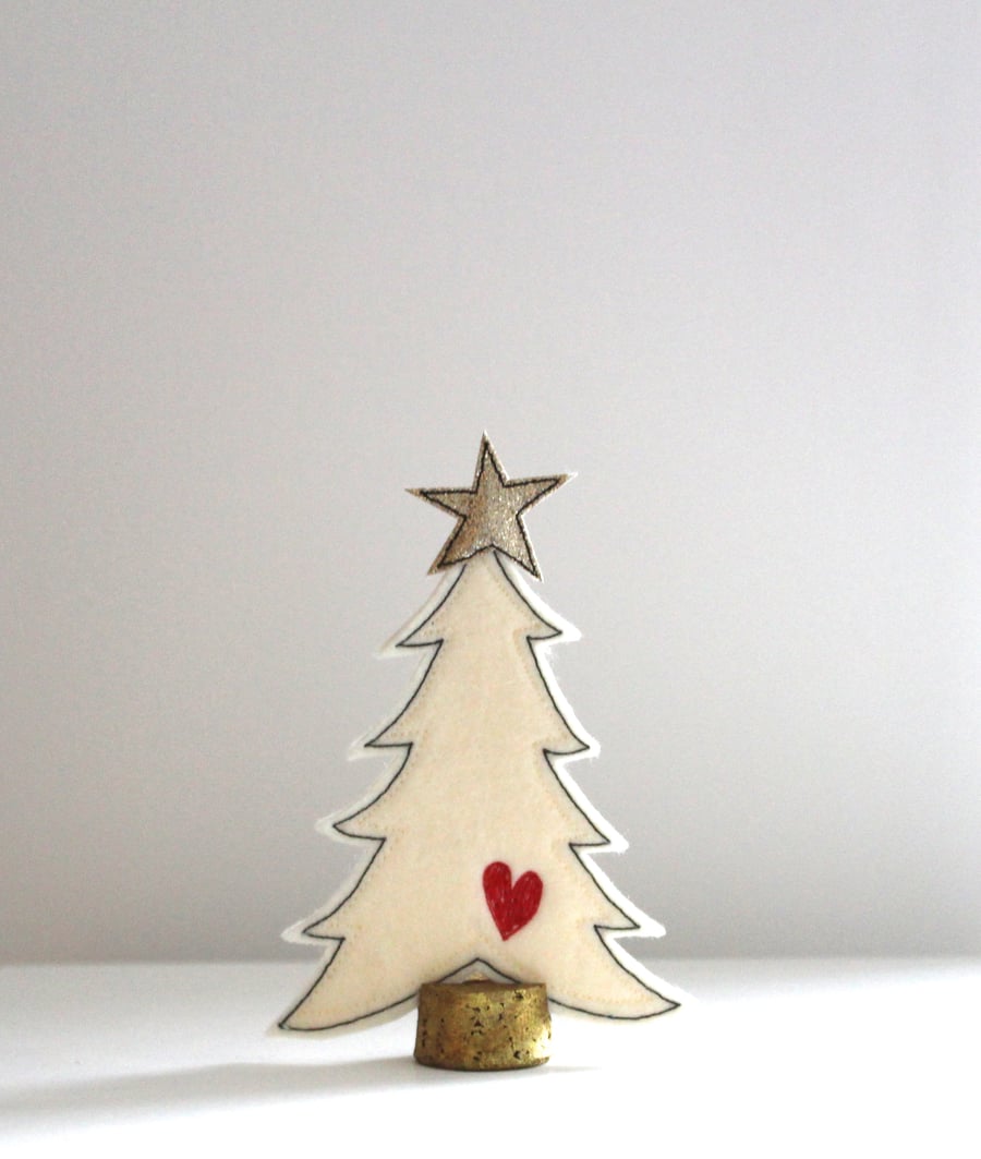 Wool Felt Christmas Trees 