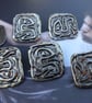 1" 25mm 40L Rare Buttons Antique Silver - Image 2