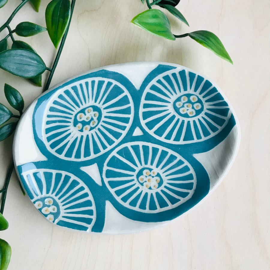 Seconds Sunday sunflower trinket dish