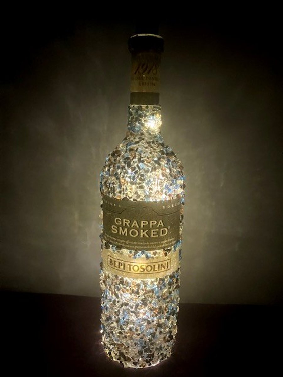 Bepi Tosolini Smoked Grappa Decorative Table Lamp 
