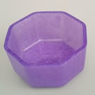 Trinket purple octagonal dish