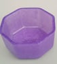 Trinket purple octagonal dish - Image 1