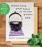 Plantable Basil Father's Day Card for Bearded Dads