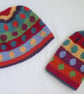 Spot Hat Pattern in 4 Sizes. Knitting Pattern. PDF Knitting Pattern. Hat. - Image 1