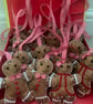 18 Felt Gingerbread Men 