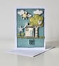 'Home Sweet Home' - Handmade Blank Card