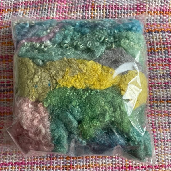 Hand Dyed Texture Pack for Felters & Spinners