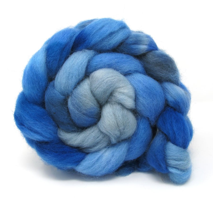 Shropshire Combed Wool Top Hand Dyed 100g SH11 Felting Spinning Yarn