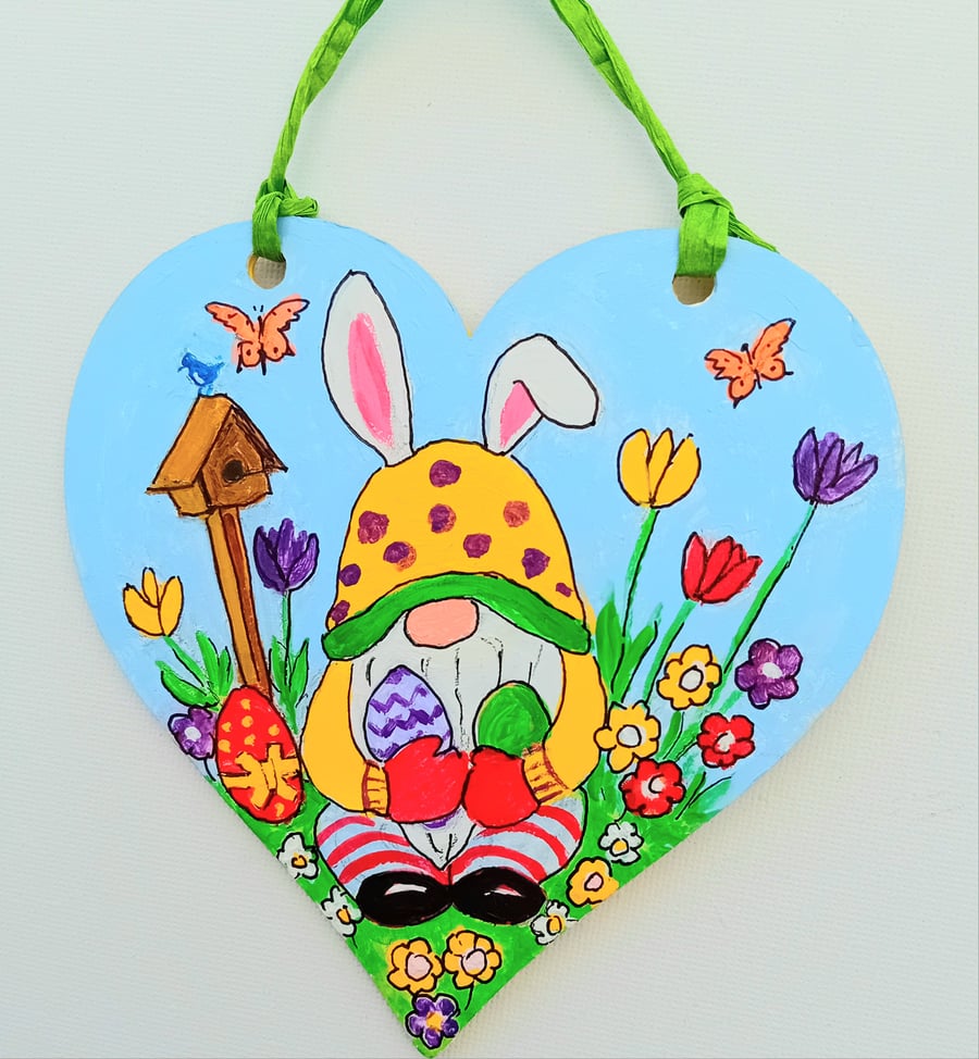 Easteer gnome heart bunny ears