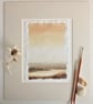 Original watercolour sun set over the reedbeds  - Image 3