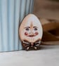 Eggman humpty dumpty badge brooch