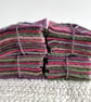 12 Dyed Vintage Wool Felt Pieces 4 Inch Squares - Image 4
