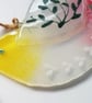 Fused Glass Love Birds Suncatchers - Handcrafted Window Art - Image 7