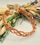 Celtic Style Braided Copper Wire Cuff Bracelet