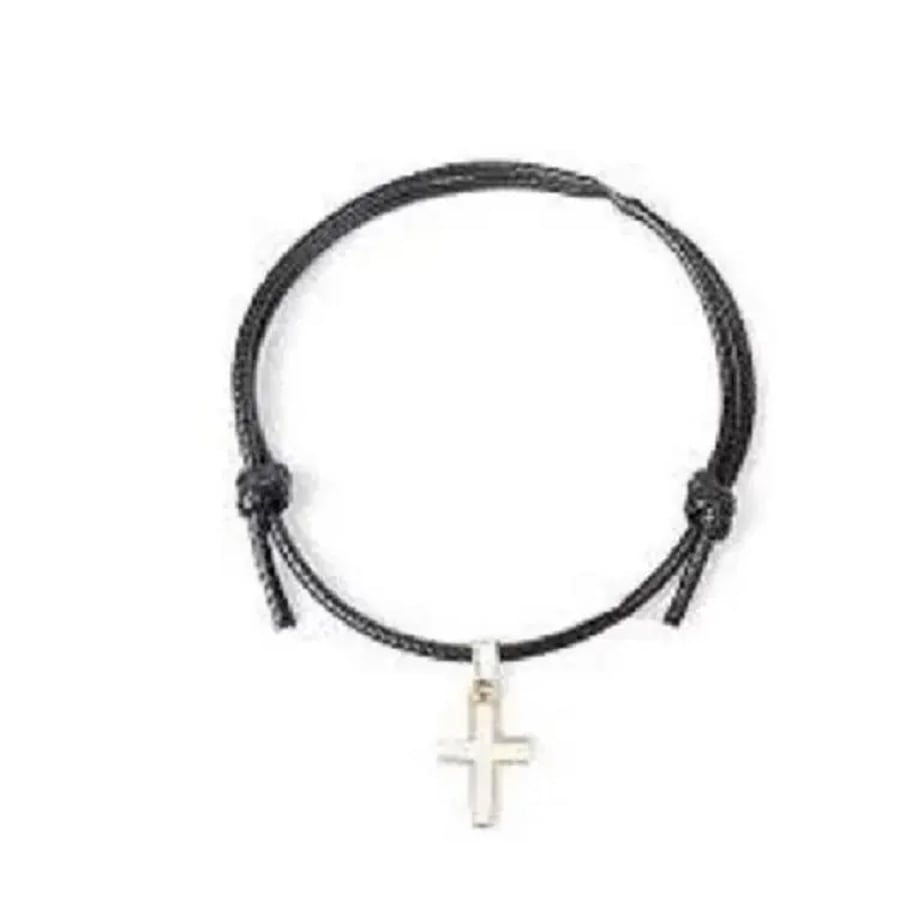 White Cross Charm Bracelet White Cross Bracelet Brand New OOAK