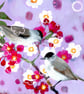 Black Caps Bird Art Painting - Ideal Gift for Birdwatchers