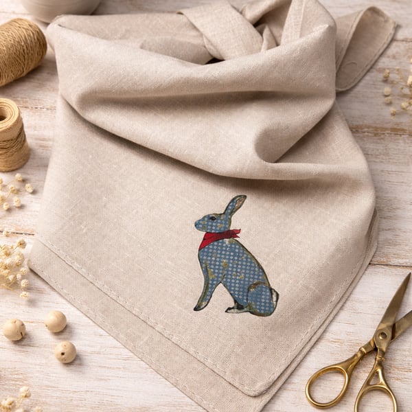 Dotty Hare Bandana Scarf Neck Triangle 