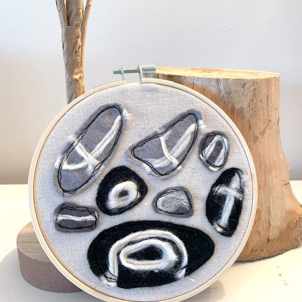 Pebbles Small Hoop Art