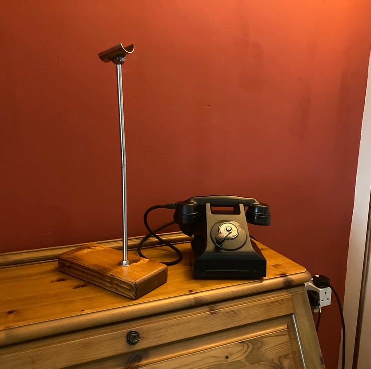 Decorative Desk or Table Lamp Repurposed Vinta Folksy