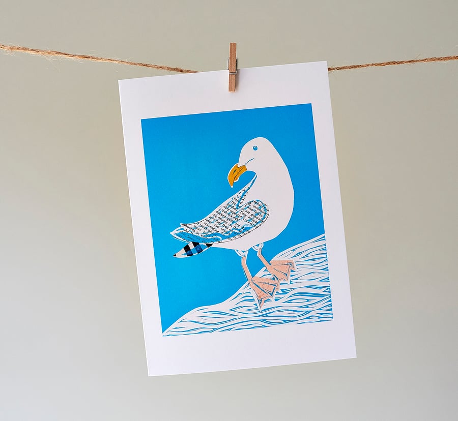 'Gully' greetings card