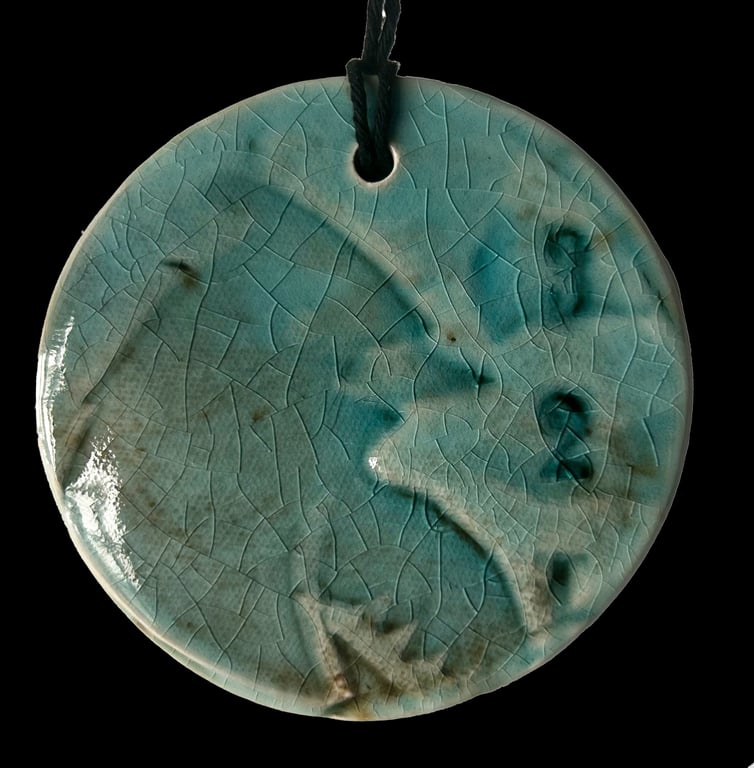 Ceramic Love Token: Keepsake: Turquoise 