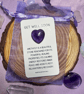 Amethyst Get Well Soon Crystal Pocket Heart Keepsake Card - Image 4