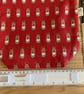 Rudolf Red Gift Bag, Handmade in the UK - Image 8