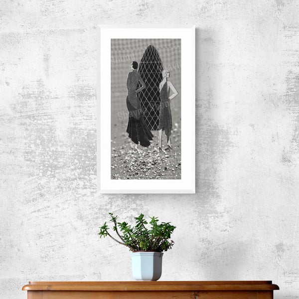 'Love London II' print of handmade collage