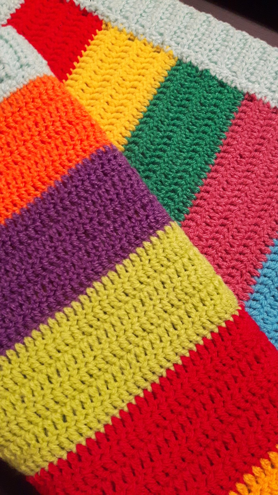 Crochet Carnival Baby Blanket 