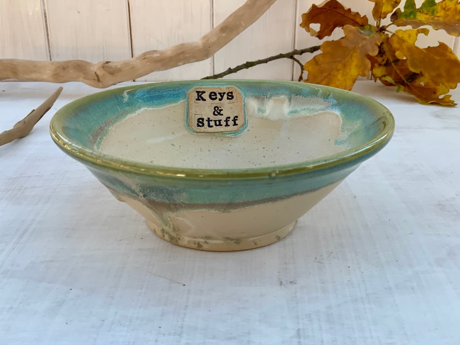 Handmade Keys & Stuff Bowl 