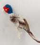 Crochet Pheasant Decoration - Alternative to a Birthday Card - Image 2