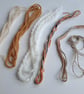Golden Brown Slow Stitching kit(large) - upcycled and zero waste textiles  - Image 8