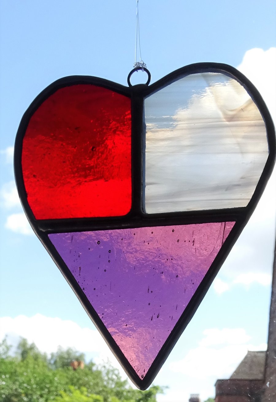 STAINED GLASS HEART