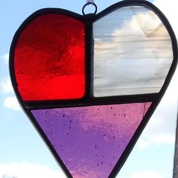 STAINED GLASS HEART