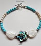Howlite, Abolone Shell & Mother of Pearl Bracelet  - Image 3