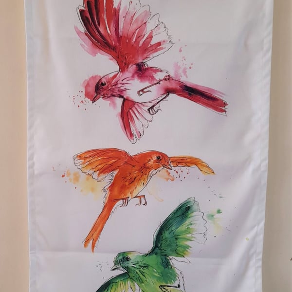 Birds Tea Towel