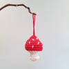Red Toadstool Bauble