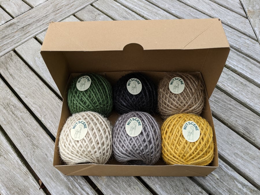 Seconds Sunday NUTSCENE JUST JUTE TWINE COLLECTION IN VINTAGE STYLE GIFT BOX