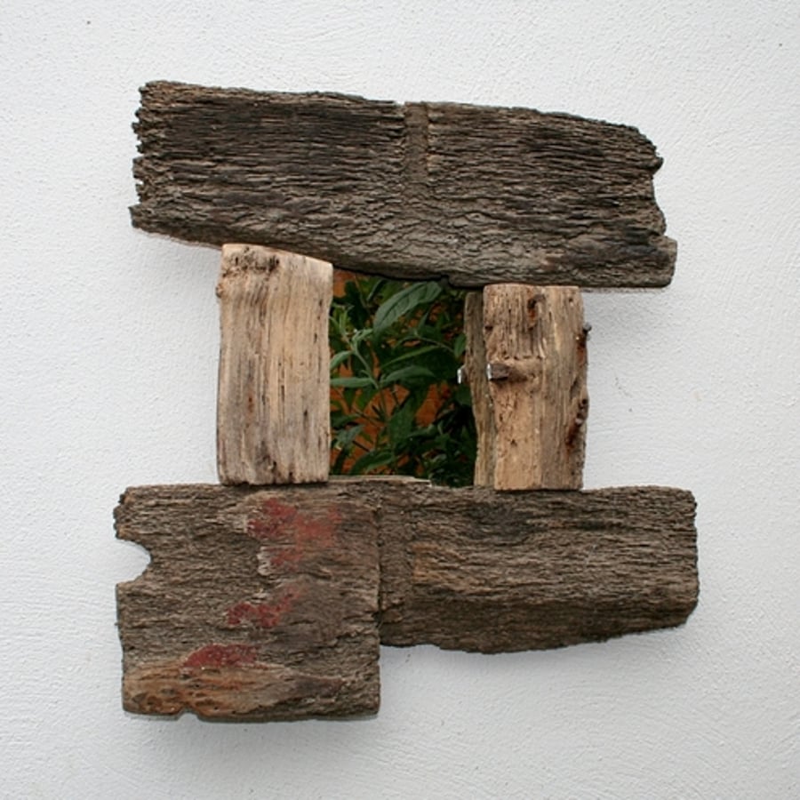 DRIFTWOOD MIRROR, Drift Wood., Driftwood art, Cornwall